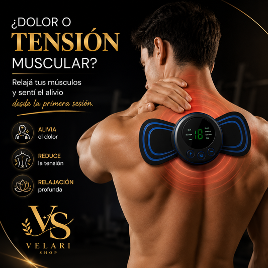 Mini Masajeador Muscular EMS Portatil Recargable