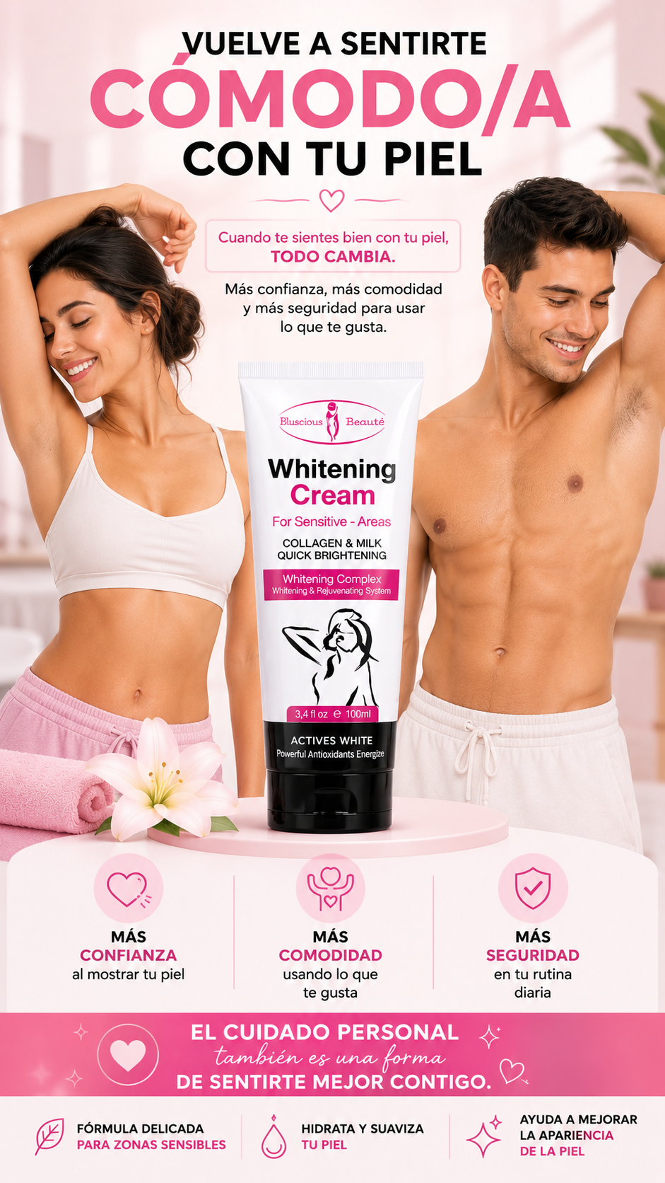 Crema Aclaradora Premium (Zonas Sensibles)