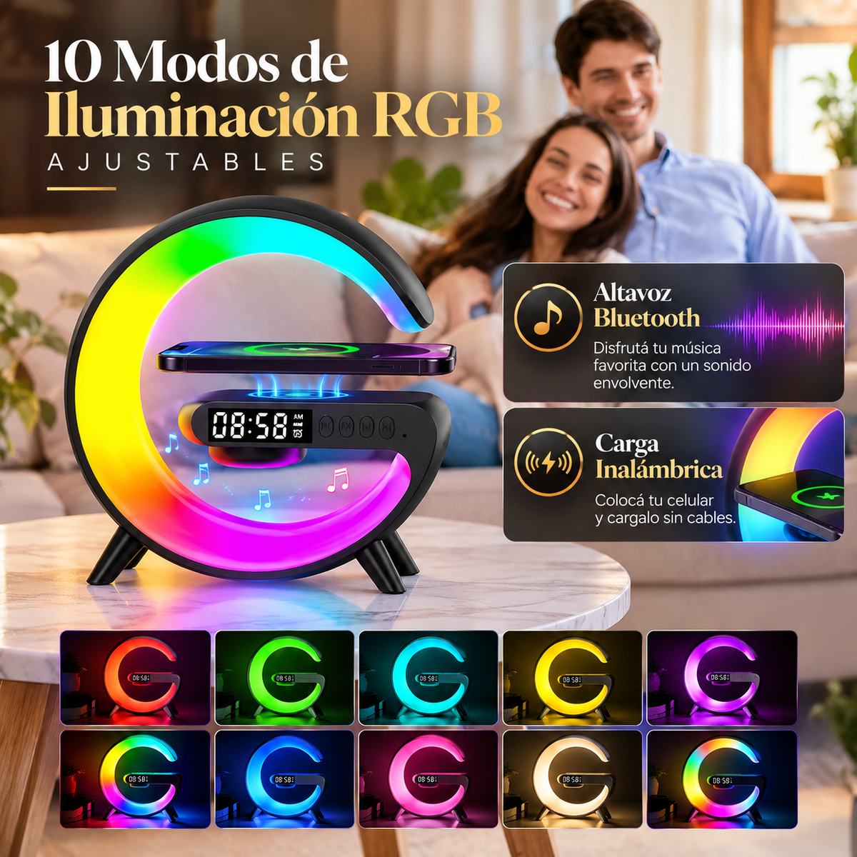 Lámpara G LED Multifunción