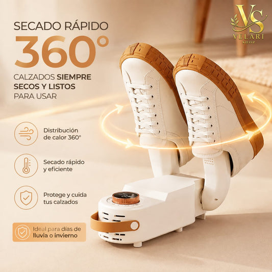 Secador Eléctrico de Calzados 360° – Secado Rápido y Eficiente